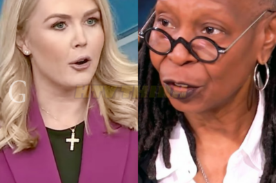 Karoline Leavitt humorously took aim at Whoopi Goldberg and “The View” during a live TV appearance, leaving audiences buzzing. Critics claim Goldberg is “well past her sell-by date,” sparking further debate over the show’s relevance.
