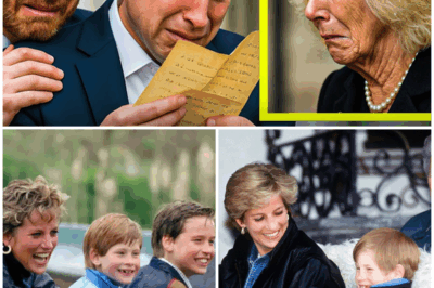 📜 Princess Diana’s Lost Letter to Prince William FINALLY Revealed After Decades – Emotional and Heartbreaking! 💔