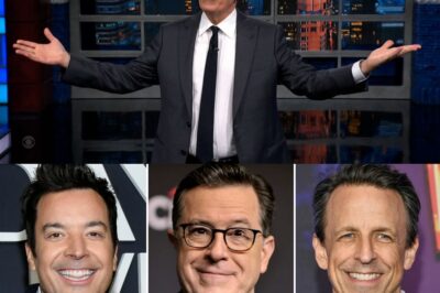 “Stephen Colbert Gets Unexpected Support from Late-Night Rivals on ‘The Late Show’ – Is CBS Really Ending the Legendary Show?”