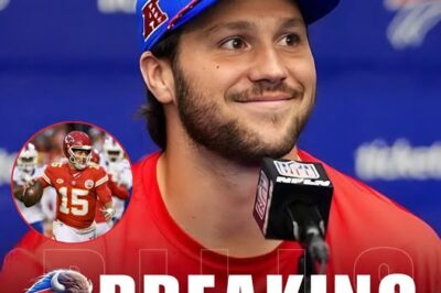 🔥 NFL HEATS UP! Patrick Mahomes boldly claimed “The Bills will lose the AFC East reign” — and Josh Allen didn’t hold back in his response. Just hours after Mahomes’ viral comment predicting a power shift in the AFC East, Bills quarterback Josh Allen fired back with a confident, borderline fiery response: “Does he even remember who was in the MVP race last season? I’m not here for headlines — I’m here to dominate.” Sources close to the Bills locker room say Allen’s intensity this offseason has “doubled” — fueled by doubters and a chip the size of Highmark Stadium. 🏈 With both superstars now drawing lines in the sand, fans are bracing for what could be the most explosive AFC showdown in years. Week 11 can’t come soon enough.