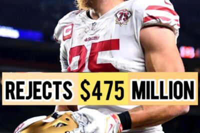 GEORGE KITTLE STUNS NFL: REJECTS $475M DEAL FROM EAGLES — “MY LOYALTY LIES WITH THE 49ERS”….
