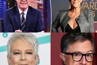 “Jamie Lee Curtis Accuses CBS of Silencing Her Over Colbert Scandal—Is a Colbert-Maddow Late-Night Comeback Set to Explode and Redefine Television?”