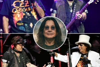 Johnny Depp Shocks Crowd With Surprise Appearance at Alice Cooper Concert to Honor Ozzy Osbourne
