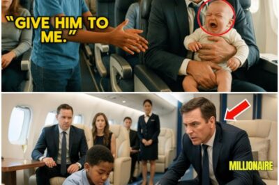 Billionaire’s Baby Cried Nonstop on the Plane — Until a Poor Black Boy Did the Unthinkable