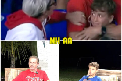 Kake abc Phillies Frillies TOPSAL STEAMIL Father and son speak out after viral Phillies-Marlins game confrontation