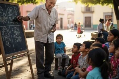 In a small Oaxaca town, 81-year-old Don Aurelio Mendez transforms the central square into a vibrant classroom, teaching children with passion and creativity. (N)
