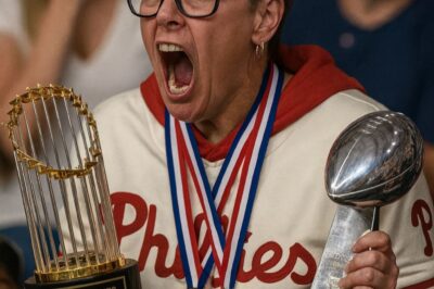 Phillies’ Karen screamed and claimed Jim Thorpe’s medal and the Phillies and Steelers championships as hers.