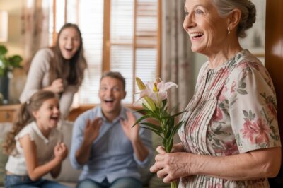 Grandma arrived unannounced, as she always did — bringing with her that unmistakable scent of lavender and freshly baked bread, a fragrance that instantly transported her daughter back to the warmth of a happy childhood.