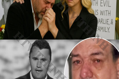 “Give Me Back My Son, He’s Only 31” — A Father’s Agonizing Cry at Charlie Kirk’s Memorial as Karoline Leavitt Comforts the Grieving Family and Becomes a Living Witness to Her Mentor’s Legacy 