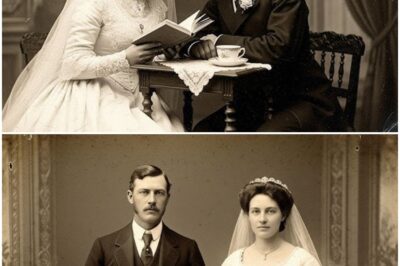 This 1903 portrait looks normal — until you zoom in on the bride’s hand and discover a dark secret