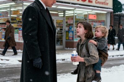 “I’ll pay you back when I’m grown up,” the homeless girl pleaded with the millionaire, asking for a small box of milk for her baby brother who was crying from hunger — his response stunned everyone around.