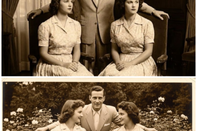 This is the last photo of two sisters who loved each other — The man standing behind them would…