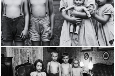 This 1899 photo of siblings looked happy—until a zoom revealed who was holding the doll