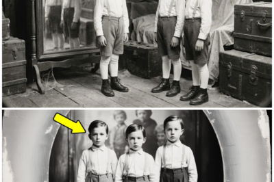 A simple 1909 photo showed three 8-year-old brothers—but one shouldn’t have existed