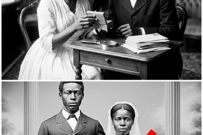 It was just a portrait of newlyweds — until you see what’s in the bride’s hand