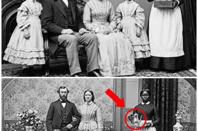 A happy family portrait from 1863 hid a deadly secret in plain sight, which the slave was hiding