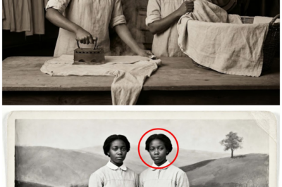 This 1919 Portrait of Two Laundry Workers Looks Routine Until You Notice the Burn Scars