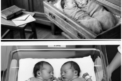 When they cleared grandmother’s closet — A hidden envelope fell out showing twins the family said…