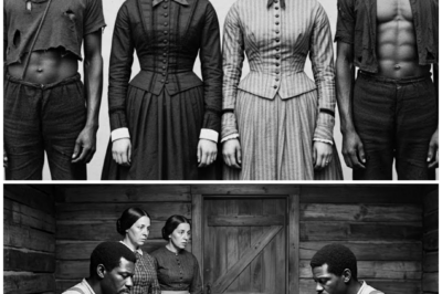 2 Black men were given the hands of 2 twin women by the master because they were infertile, 1859.
