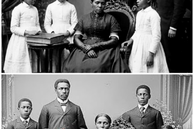 It was just a family portrait — but the woman’s glove hid a horrible secret.