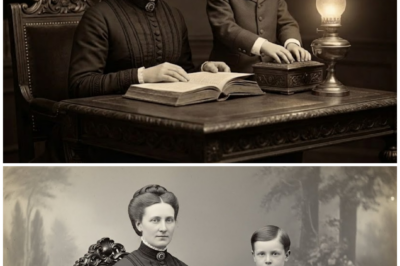 It was just a mother and son posing for a portrait — but look more closely at the child’s hands.