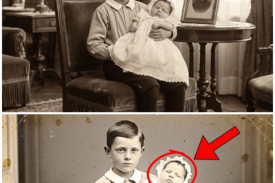 This 1899 Photo of a Boy Holding His Sister Seemed Adorable—Until Restoration Revealed Something Sad
