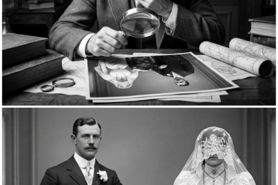 “1904 portrait resurfaces — and historians pale as they enlarge the image of the bride”