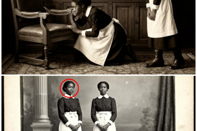 This 1901 Portrait of Two Maids Looks Professional Until You Notice the Shoes
