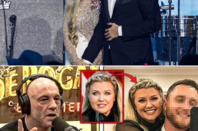 The studio lights flickered as Joe Rogan dropped a bombshell—suddenly, Erika Kirk’s world was under a microscope.In a single podcast episode, whispers of a hidden affair collided with the image of a grieving widow, sending shockwaves through both her supporters and critics.As viral videos and conspiracy threads spiral out of control, every calm interview and guarded statement is now being picked apart for hidden meaning.What’s really behind the rumors that refuse to die?