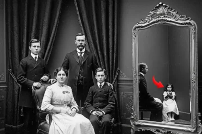 Look Closer: The Mirror in This 1907 Studio Photo Holds a Terrifying Truth
