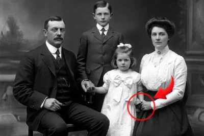 This 1914 Studio Photo Seems Harmless — Until You Notice What the Mother Hides in Her Hand