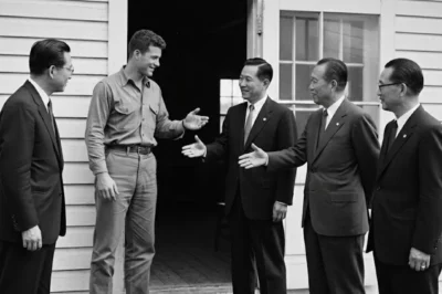 U.S Soldier Fed a Japanese POW Woman in 1944.40 Years Later, Four Executives Arrived at His Farm