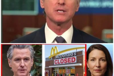 California’s Governor “PANICS” After a 30-Year McDonald’s Shuts Its Doors—But the Shock Isn’t the Closure, It’s What It Suggests About Who’s Really Running the Story: officials frame it as a routine business decision, yet the timing collides with new mandates, job-loss headlines, and a public that’s tired of being told everything is “fine.” Here’s the twist—what looks like one franchise owner walking away can also read like a quiet vote of no confidence in the state’s economic narrative, because the message feels engineered to calm you without answering you.”If one sign comes down, the whole illusion wobbles.”