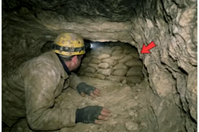 Caver Found Room Filled with Grain Sacks, Sliced One Open and Began to Panic!