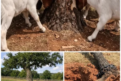 Goats Kept Headbutting Tree, Farmer Ripped It Out and Found Something Terrifying Beneath…