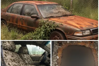 Giant Wasp Nest Covered a Junkyard’s Car, What Attracted Them Beneath Seats Was Shocking!