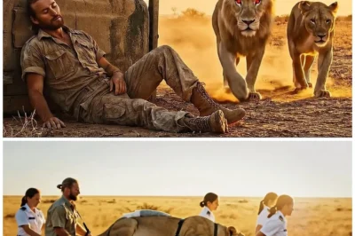 A Man Saves a Pregnant Lioness’s Life.What Happens Next Is Unbelievable!