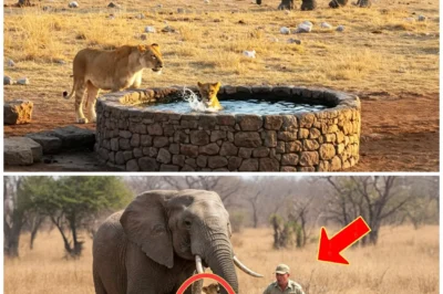 Ranger risks his life to save lion cub, what lioness does next is shocking