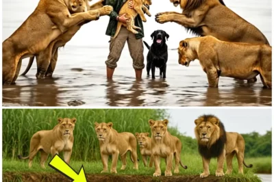 A Dog Rescued a Lion Cub From the Flood — Then the Lions Did the Unthinkable