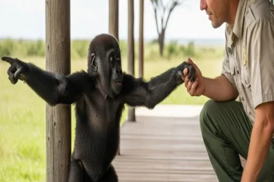 Baby Gorilla Begs Ranger to Follow, What They Discovered Was UNBELIEVABLE!