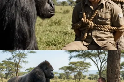 Gorilla Discovers Ranger Tied to a Tree, What Happens Next Is Unbelievable!