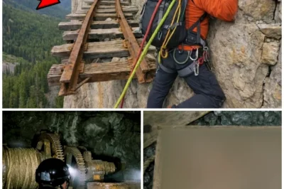 Climber Found Small Tracks on Cliff, Followed Them Inside and Turned Pale!