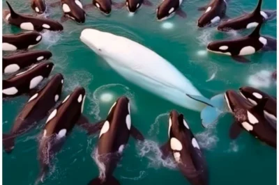Killer Whales Were Hunting the Calf—Until Creatures No One Had Seen Surfaced and Changed It All