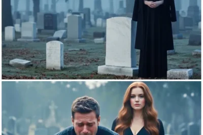 Billionaire Visits Her Father’s Grave, Only to Find a Single Dad Janitor Crying There