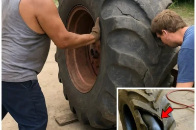 [Full Story] Mechanic Noticed Truck Tire Was Unusual Heavy, Cut it Open and Called 911!